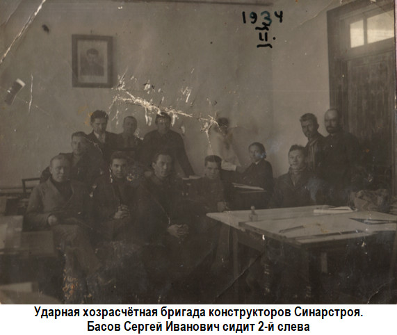 1934 год. Синарстрой. Проектный отдел